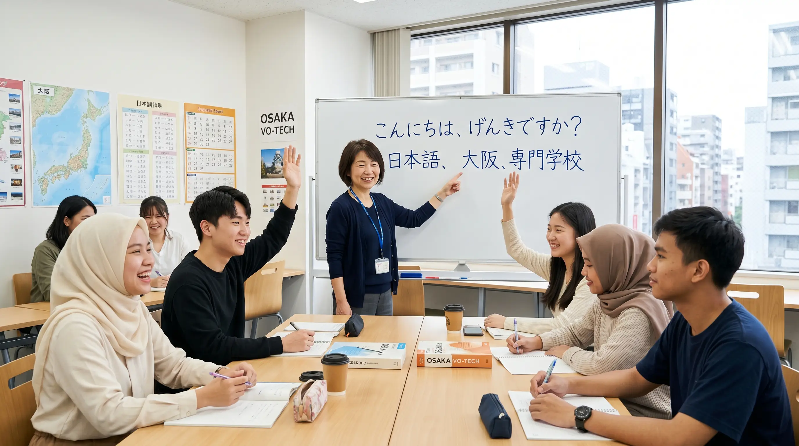 日本語科の授業風景